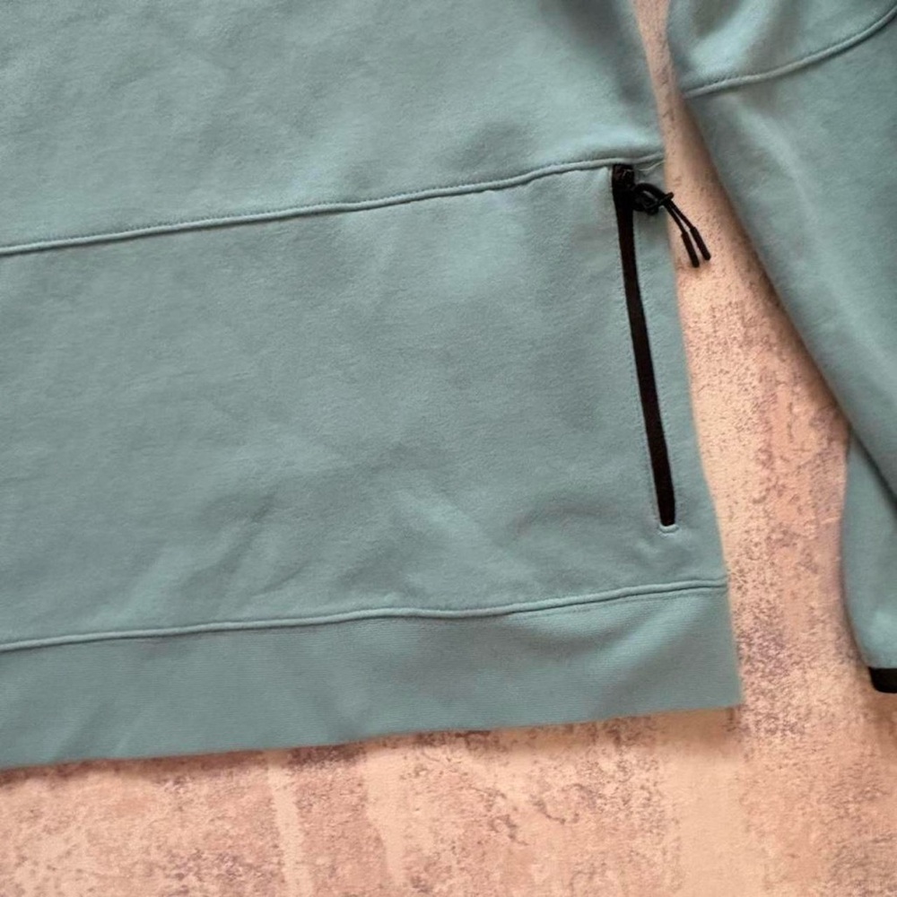 Nike Tech Fleece Crewneck Sweatshirt Blue Size XL with zipper side pocket - Picture 5 of 8